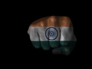 india fistbump