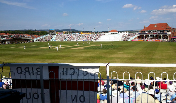 view from scarborough cricket club tea room