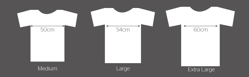CY-T-Shirts Sizes