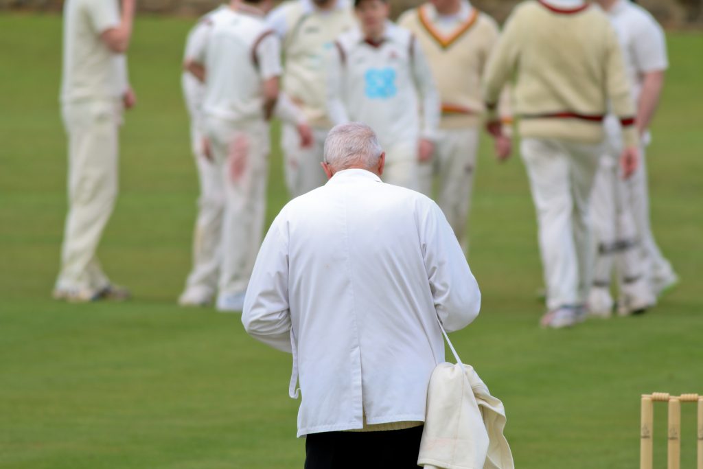 cricket umpire in club cricket