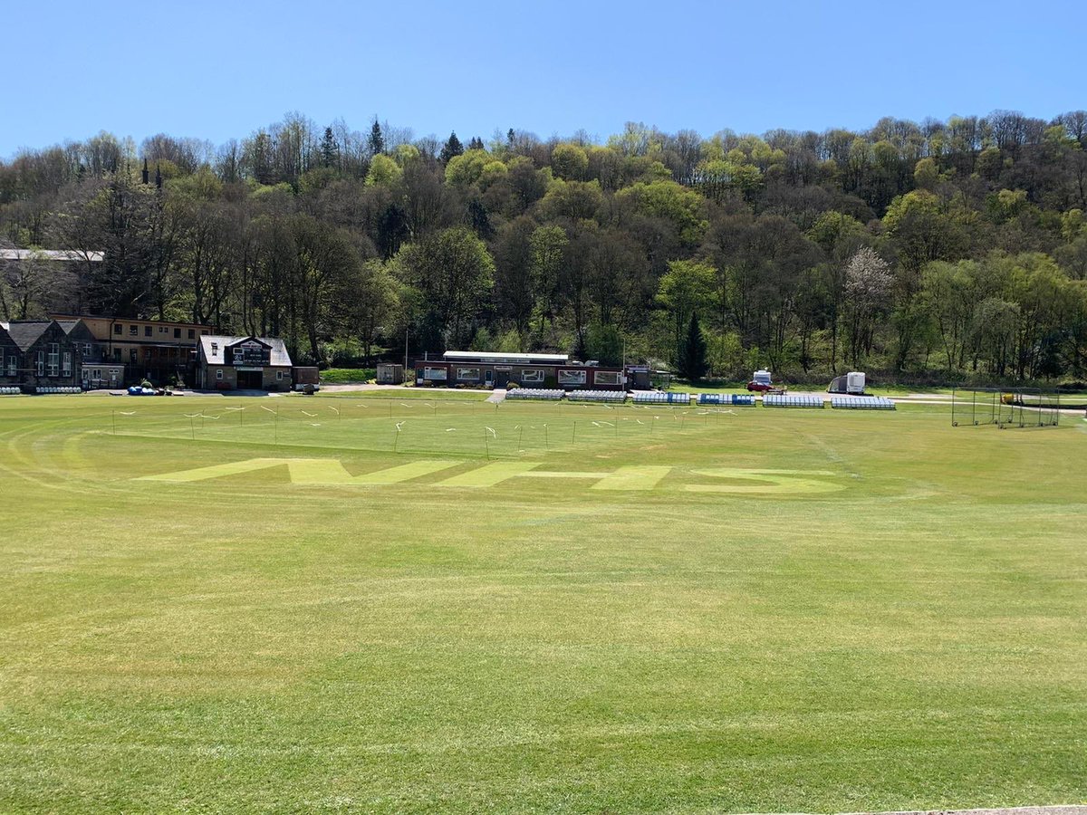How did Yorkshire's cricket grounds look for the first weekend of the