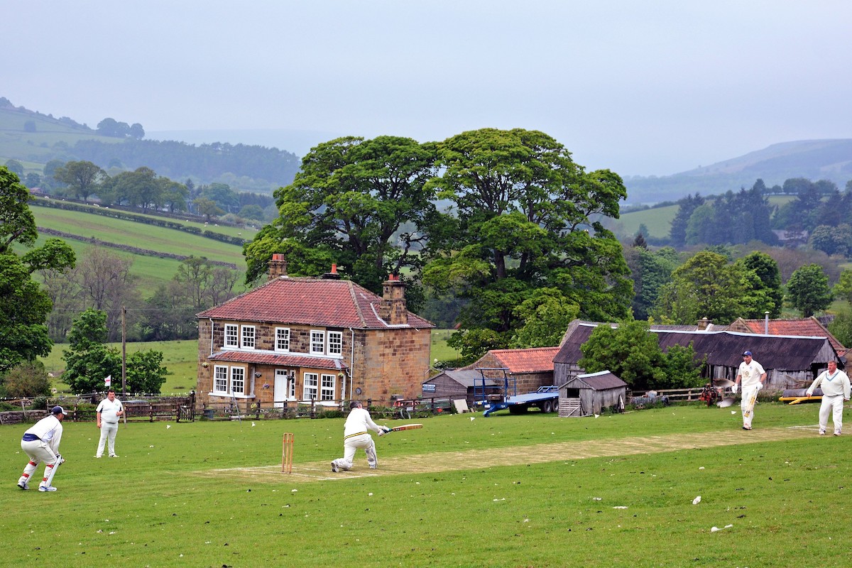 David Major Photographing Yorkshire's cricket clubs